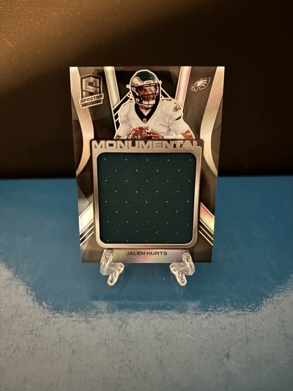 2020 Panini Spectra Football Jalen Hurts Monumental Prizm Patch 8/99  Rookie 