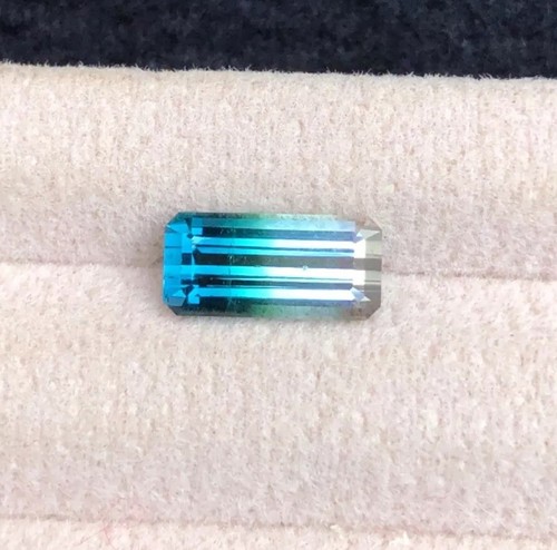 2.10-Cts Rare To Find Tri Color Tourmaline Faceted From Afghanistan - Picture 5 of 5
