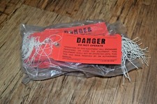 20 pack Danger Do Not Operate Personal Lockout Lockoff tags US GPO 1992