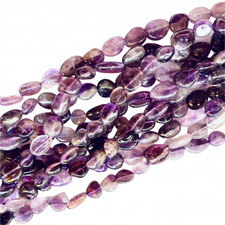Authentic Best Quality Amethyst Potato Gemstone Beads 6-8mm -15.5 Inches