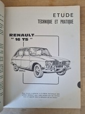 Revue technique Renault R16