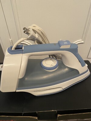 Hamilton Beach Durathon Nonstick Iron White/Sky Blue 19701