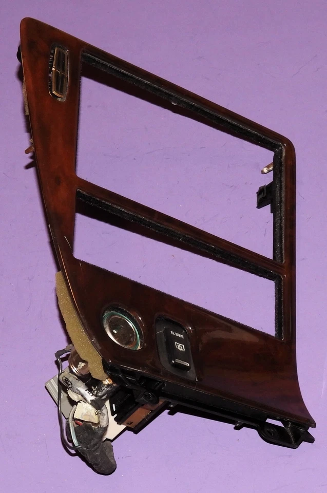 Lincoln Mark VIII 1995 1996 OEM tablero de madera bisel montaje e interruptor Foto 2 de 4