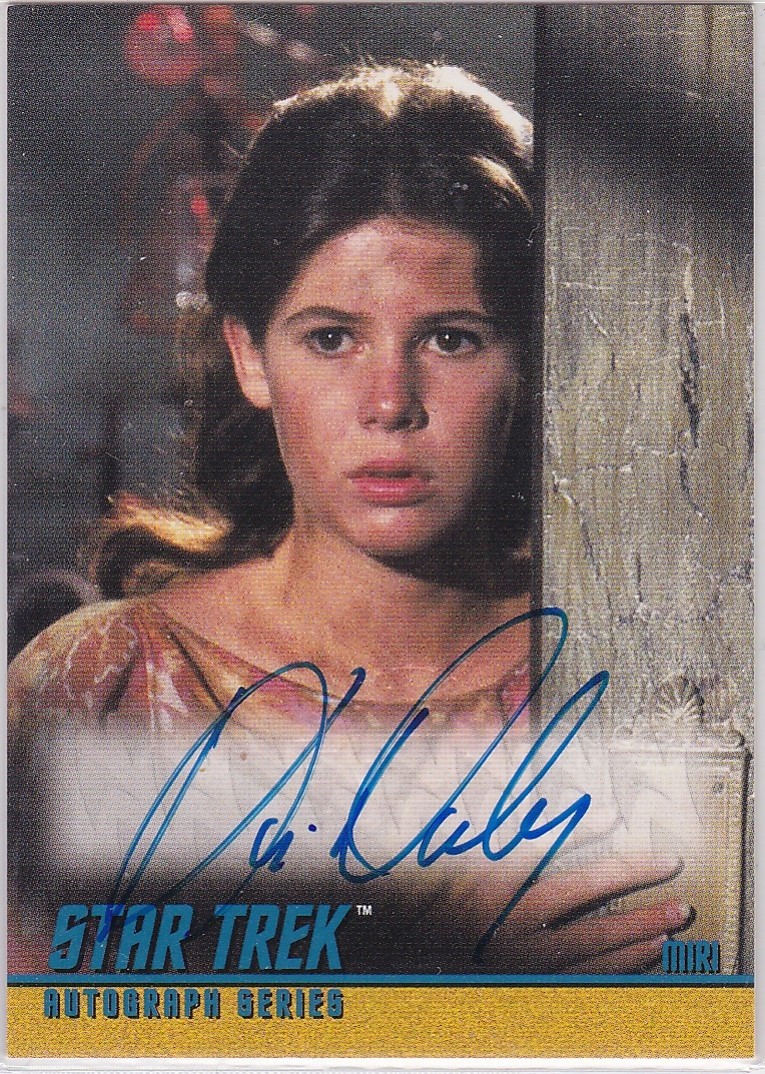 STAR TREK THE ORIGINAL SERIES SEASON 1 A11 KIM DARBY AS MIRI AUTOGRAPH ...