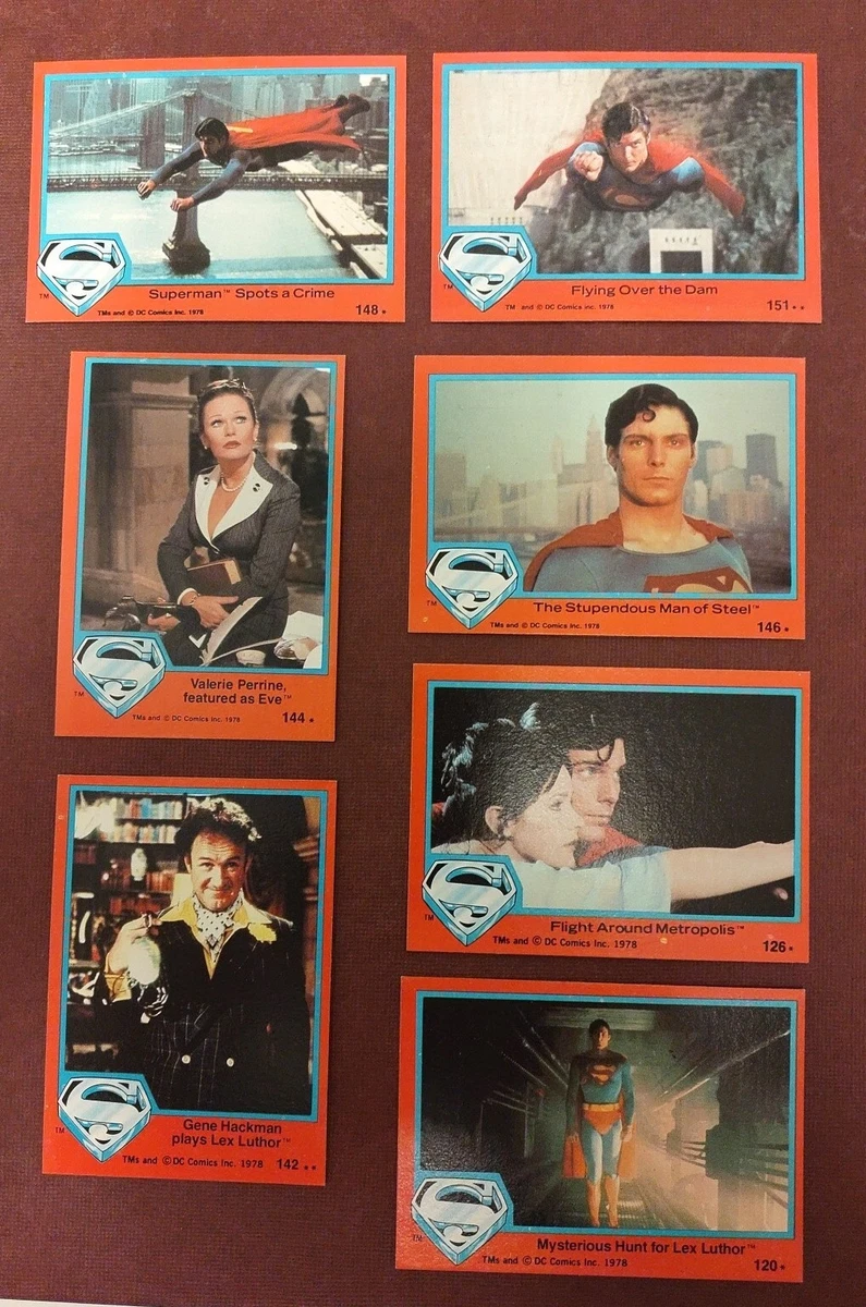Superman The Movie Trading Cards for sale | eBay