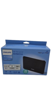 Philips Flat Panel HD Passive Antenna - Black