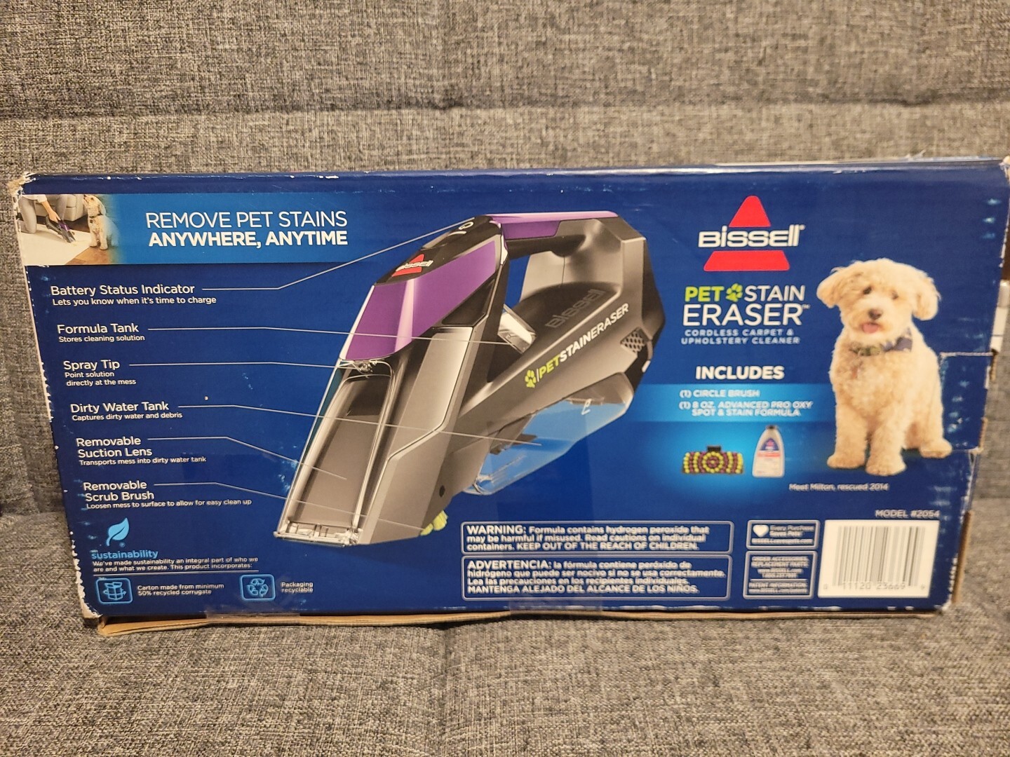 NEW Bissell Pet Stain Eraser Advanced Cordless Portable Spot Carpet Cleaner 2054 eBay