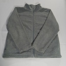 Bass Pro Shops RN 74747 Youth Boys Gray Fleece Jacket Winter Warm Size Large