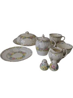 Foley China E. Brain & Co. Tea Set Fine Bone China Floral Pattern