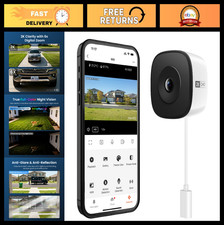 3MP 2K Indoor WiFi Security Camera, Color Night Vision, AI Person Detection, 24/