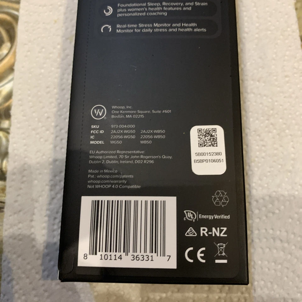 WHOOP Peak – 12-Month Membership – 5.0 Health and Fitness Wearable – 24/7 - Image 3 of 4