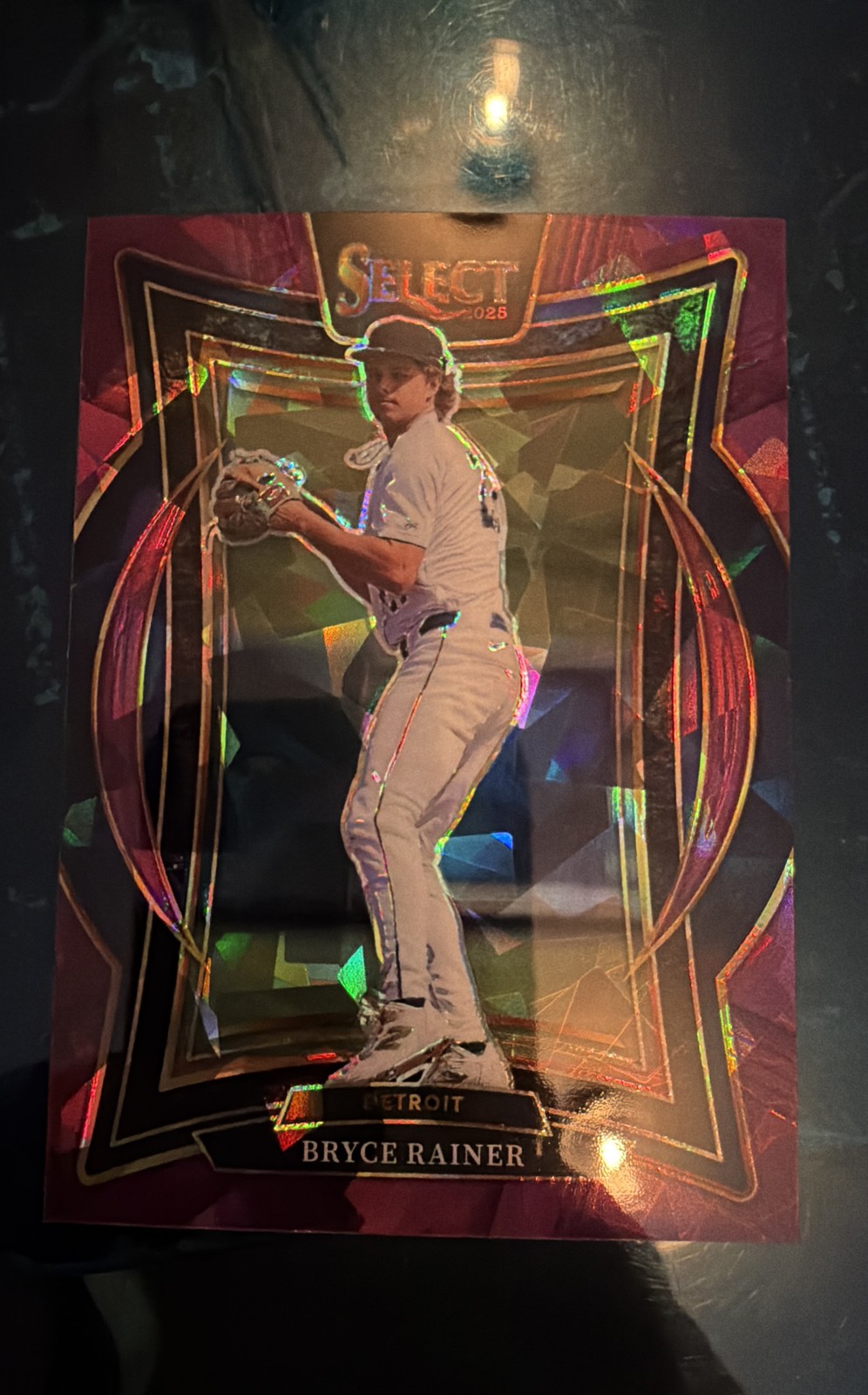 2025 Panini Select - Concourse Bryce Rainer #52 Purple Prizm 102/157RC)