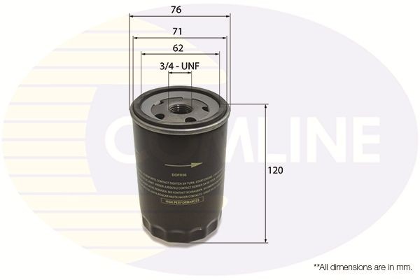 Oil Filter Fits Audi 100 200 80 90 A3 A4 A6 A8 TT Seat Skoda VW COMLINE EOF036