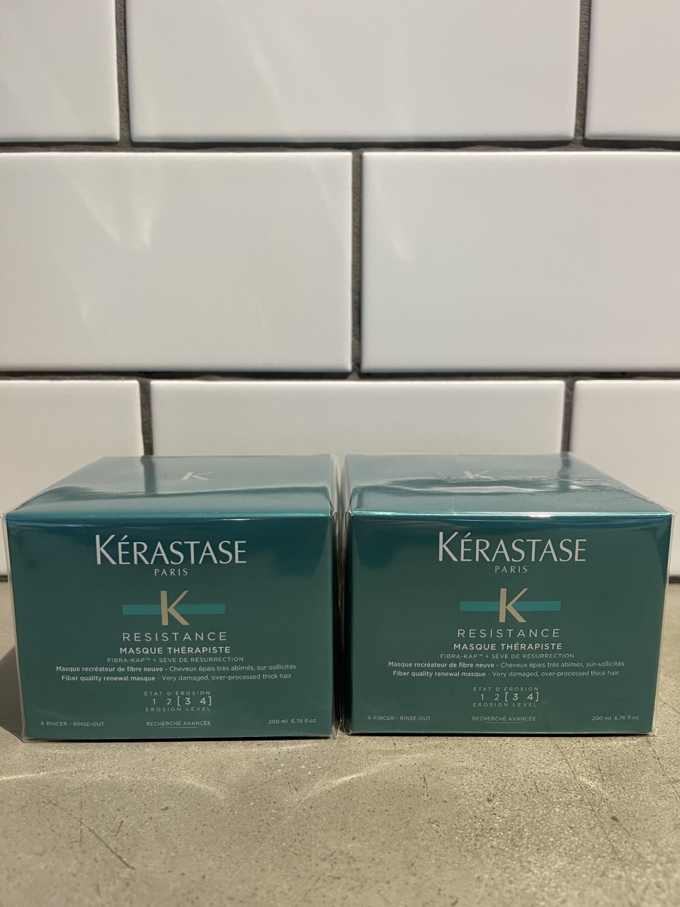 KERASTASE RESISTANCE THERAPISTE MASQUE 200ML DUO