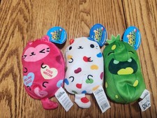Cats vs Pickles Candy Food Lot of 3 Valentine's Jelly Beans With Tags