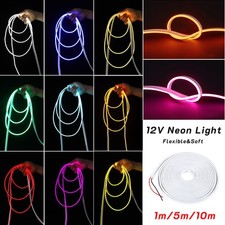 5m/10m Car Flexible Neon Light LED Light Strip Neon Multicolor Atmosphere Light