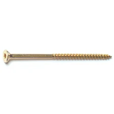 10 x 4" Star Drive Gold Multi-Purpose Saberdrive Screws 5 lb. Box (240 pcs.)