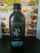 Bath  Body Works Aromatherapy STRESS RELIEF 4 oz Body Oil Eucalyptus  Tea NEW