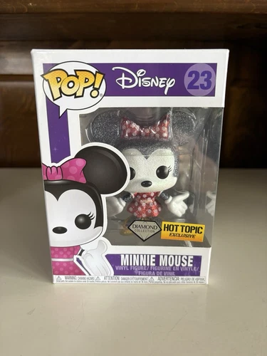 Funko Pop! Disney Minnie Mouse #23 Diamond Collection Hot Topic Exclusive