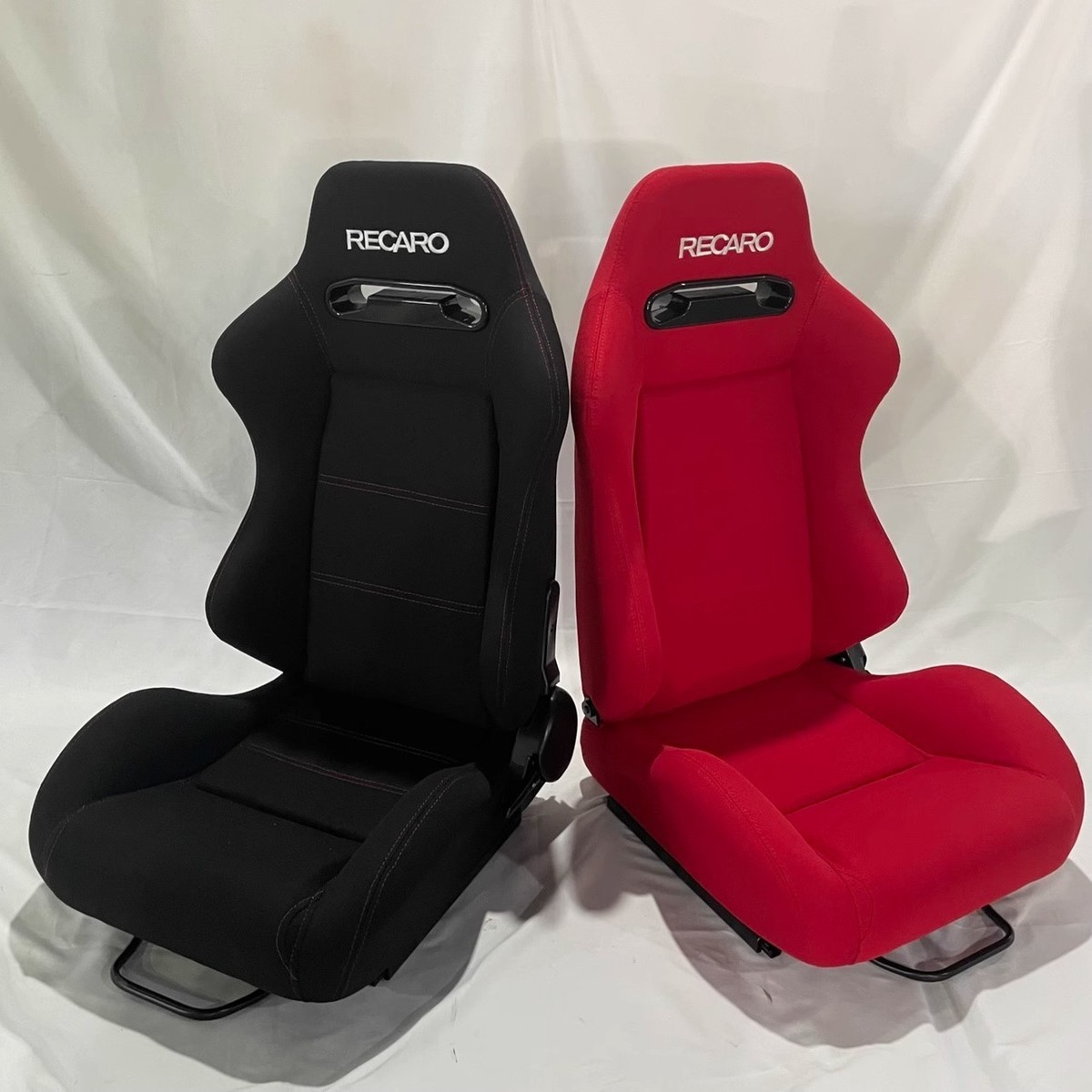 1PC RECARO SR3 Style Racing Bucket Seat Woven Fabric Universal