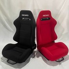 1PC RECARO SR3 Style Racing Bucket Seat Woven Fabric Universal Sport