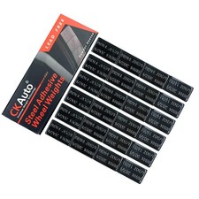 12oz 0.5oz Ultra Slim Low Profile Black Adhesive Stick On Wheel Weights