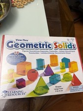Learning Resources View-Thru Geometric Solids...