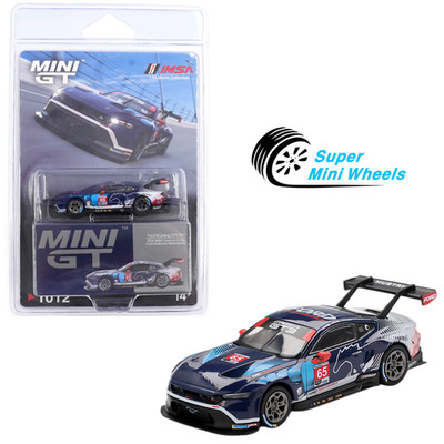 Mini GT 1:64 Ford Mustang GT3 #65 Ford Multimatic Motorsports 24 IMSA #1012