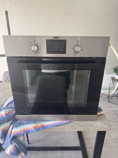 Zanussi Built In Electric Convection Oven Digital Display Silver/Black