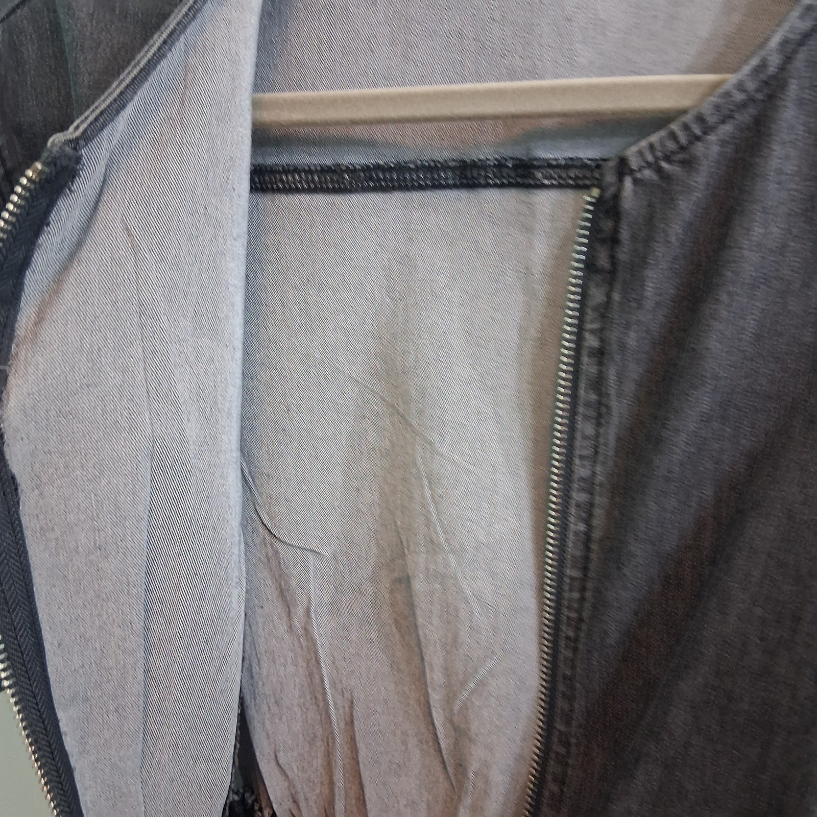 Melrose With Love Jumpsuit Denim Light Black Women's Size Small NEW 26" Inseam