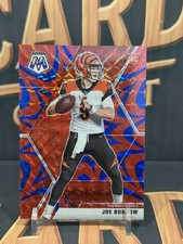2020 Panini Mosaic - Rookies Joe Burrow #201 Reactive Blue Mosaic Prizm (RC)
