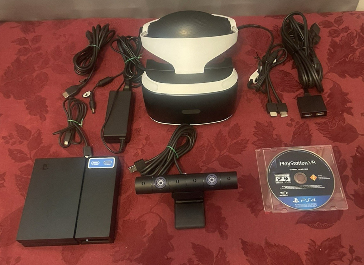 Sony PlayStation VR Camera White Bundle - Tested & Working!