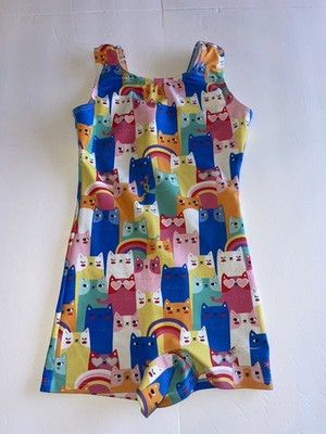 Destira Girls Child s Medium Cat Gymnastics Dance Leotard Leo