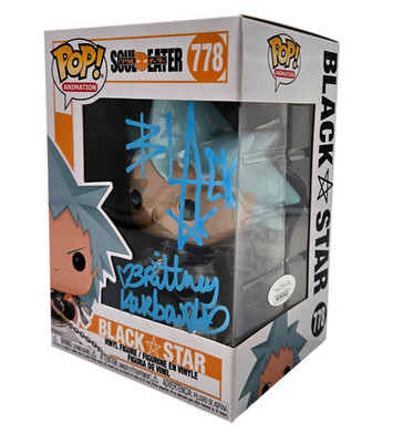 Brittney Karbowski Signed Funko Pop Soul Eater Black Star Autograph JSA COA 423