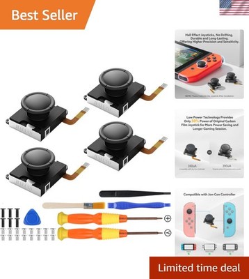 TMR Hall Effect Joystick Replacement for Switch   Drift-Free Precision Upgrade