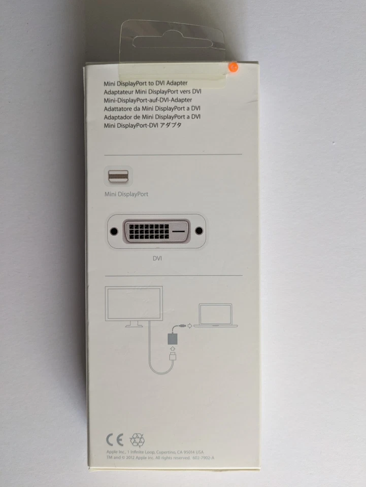 Apple Mini Display Port to DVI Adaptor A1305 - Image 2 of 2