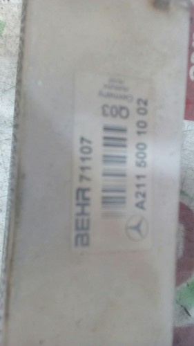 2115001002 ladeluftkühler MERCEDES CLASE E W211 BERLINA 220 CDI 2002 364339