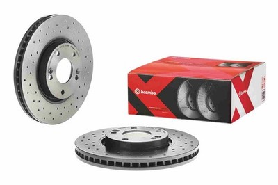 2x BREMBO Bremsscheibe XTRA LINE - Xtra 09.A532.2X für HYUNDAI VELOSTER KIA CEE