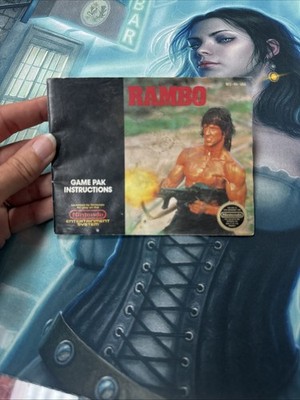 Rambo #NES-RV-USA Instruction Booklet Manual Only Authentic Nintendo NES