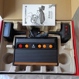 Atari Flashback 6 Console 100 Built-In Games, 2 Wireless Controllers, RCA