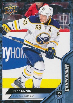 2016-17 Upper Deck Compendium Blue #37 TYLER ENNIS - Buffalo Sabres