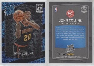2017 Panini Donruss Optic Rated Black Velocity Prizm /39 John Collins Rookie RC
