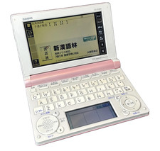 PINK CASIO EX-word Dataplus 6 XD-B4800 Japanese-English Touch Pad Dictionary
