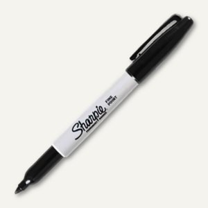 Sharpie Permanent Marker schreibt auf Klamotten, Glas, Keramik, Metal, plastik