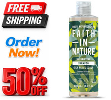 Natural Seaweed & Citrus Shampoo Detoxifying for Oily Hair & Scalp Vegan &