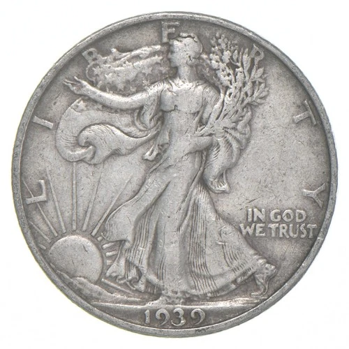 Photo of a 1939-S Walking Liberty Half Dollar from an eBay listing that sold on Jul 15, 2026