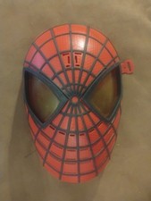 Amazing Spiderman Hasbro Marvel 2012 Lights Talking Mask Costume Cosplay