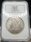 1921-S $1 Morgan Silver Dollar NGC MS64 OLD HOLDER