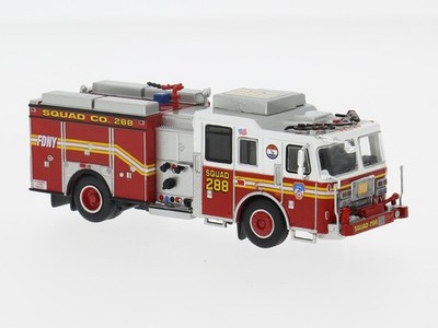 Brekina PCX 870845 Seagrave Attacker Feuerwehr New York Squad 288 - 1:87 NEU