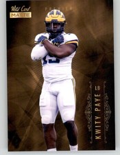 2021 Wild Card Matte Gold Kwity Paye RC #21